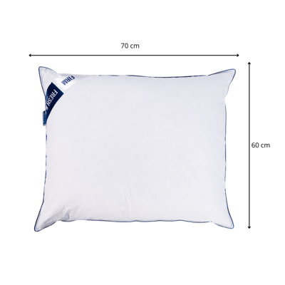 Hoofdkussen Dons 90% Eendenveren Stevig 60x70 Cm Anti Allergie & Stevig & Rug Slaper & Zij Slaper Fresh And Co - Dekbed-Discounter.nl