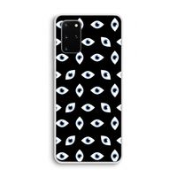 Eyes pattern: Samsung Galaxy S20 Plus Transparant Hoesje