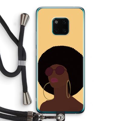 Golden hour: Huawei Mate 20 Pro Transparant Hoesje met koord