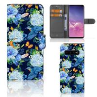 Telefoonhoesje | Met pasjeshouder | voor Samsung Galaxy S10 IJsvogel