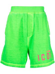 DSQUARED2 short en jersey de coton - Vert