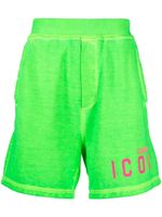 DSQUARED2 short en jersey de coton - Vert