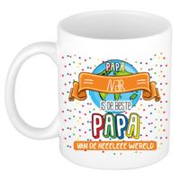 Naam mok papa Ivar - wit - de beste - keramiek - 300 ml - Vaderdag/verjaardag Naam mok papa Ivar - wit - de beste - keramiek - 300 ml - Vaderdag/verjaardag