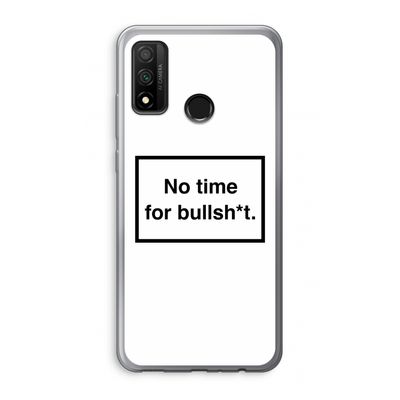 No time: Huawei P Smart (2020) Transparant Hoesje