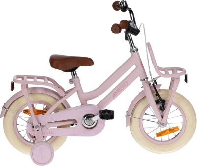 AMIGO Bella 12 Inch Meisjes Terugtraprem Roze