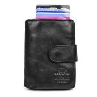 Bear Design Portemonnee met RFID Creditcardhouder Bobby Zwart