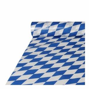 Oktoberfest tafelkleed - 20 x 1 meter - op rol - plastic- Bayern vlag - Beieren