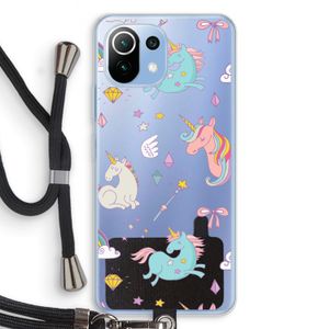 Fantasiewereld: Xiaomi Mi 11 Lite Transparant Hoesje met koord
