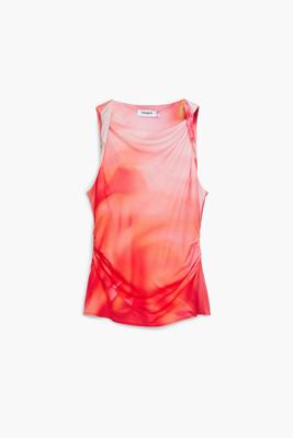 Tie-dye tanktop - RED - M