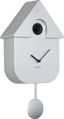 Wall clock Modern Cuckoo ABS metallic V - Hortus