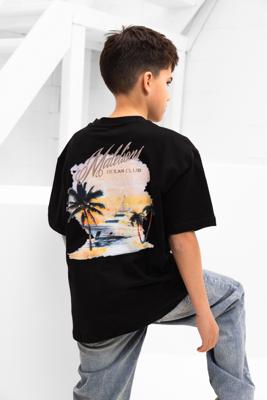 Malelions Junior Relaxed Yacht T-shirt Kids Zwart - Maat 152 - Kleur: Zwart | Soccerfanshop