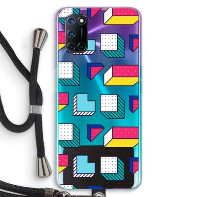 8-bit N°7: Oppo A52 Transparant Hoesje met koord