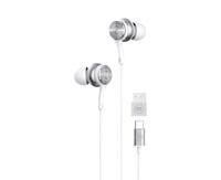 Maxell XC1 USB-C bedrade hoofdtelefoon met USB-A adapter wit