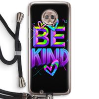 Be Kind: Motorola Moto G6 Transparant Hoesje met koord