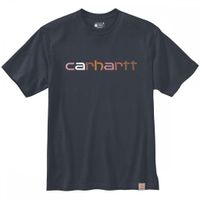 Carhartt Heavyweight Graphic Navy T-Shirt Heren - thumbnail