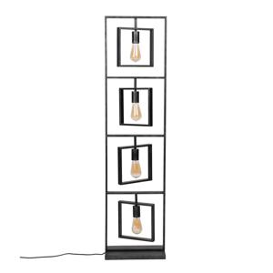 Industriele Vloerlamp - 4 Lampen - Turn Square - Metaal