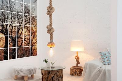 Maritieme hanglamp SEVEN seaas 150cm touw hanglamp in hoogte verstelbaar- 36748