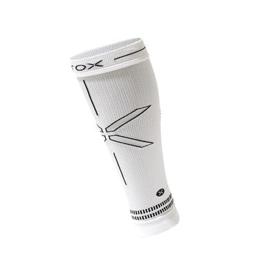 Stox Running Calf sleeves wit/zwart heren