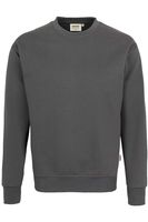 HAKRO 471 Comfort Fit Sweatshirt ronde hals grafiet, Effen