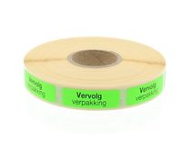 Strooketiket vervolg verpakking 30 x 10mm