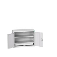 Bott Verso Eco Wandkast | 800x350x600mm | 2 Legborden | 1 Lade | RAL 7035 - 16929103.16