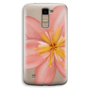 Pink Ellila Flower: LG K10 (2016) Transparant Hoesje
