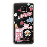 Positivity: Motorola Moto Z Force Transparant Hoesje Positivity: Motorola Moto Z Force Transparant Hoesje