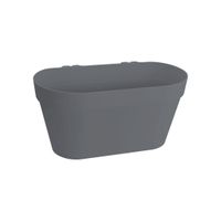 Loft urban green wall duo 28 bloempot antraciet buiten & balkon dia. 27,99 x h 13,56 cm - elho - thumbnail