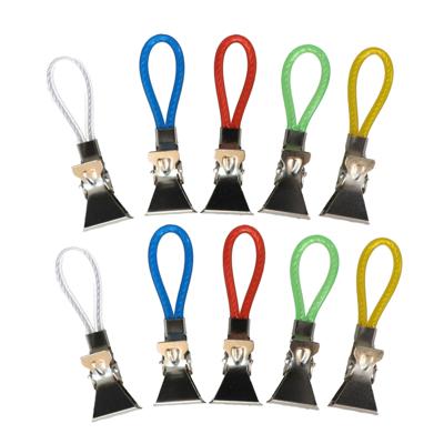 Gerimport Handdoekhaakjes - gekleurd - 10x - handdoekclips - ophanghaakjes