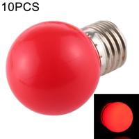 10 stuks 2W E27 2835 SMD Home Decoratie LED gloeilampen DC 12V (rood licht)