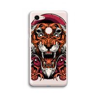 Tiger and Rattlesnakes: Google Pixel 3 XL Transparant Hoesje