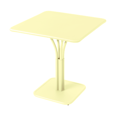Fermob Luxembourg tuintafel kolom 71x71 cm Frosted Lemon