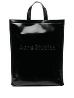 Acne Studios sac cabas à logo embossé - Noir