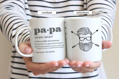 Gepersonaliseerde Mok Definitie Papa