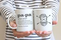 Gepersonaliseerde Mok Definitie Papa