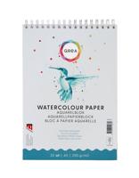 Aquarelblok qrea a5 20vel 200gr spiraal | 5 stuks
