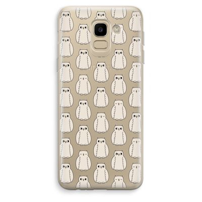 Uilen: Samsung Galaxy J6 (2018) Transparant Hoesje