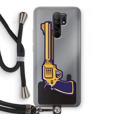 Pew Pew Pew: Xiaomi Redmi 9 Transparant Hoesje met koord