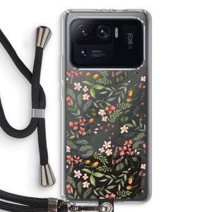 Sweet little flowers: Xiaomi Mi 11 Ultra Transparant Hoesje met koord