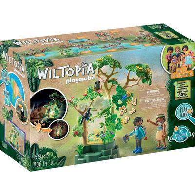 Wiltopia - Regenwoud nachtlamp Constructiespeelgoed