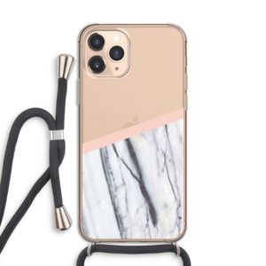A touch of peach: iPhone 11 Pro Transparant Hoesje met koord