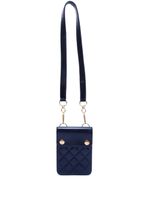 CHANEL Pre-Owned 2011 diamond-quilted mini bag - Noir - thumbnail