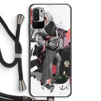 Dissimulation du réel: Xiaomi Redmi Note 10 5G Transparant Hoesje met koord