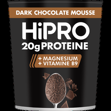 HiPRO Protein Mousse Dark Chocolate 200 g bij Jumbo