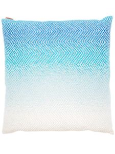 Missoni Home coussin Scia à effet dégradé - Bleu