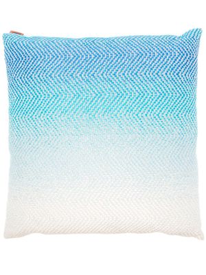 Missoni Home coussin Scia à effet dégradé - Bleu