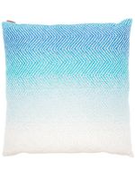 Missoni Home coussin Scia à effet dégradé - Bleu