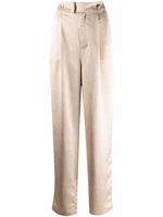 AERON pantalon Odile droit en satin - Tons neutres - thumbnail