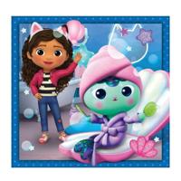 Clementoni Legpuzzel Super Color Vierkant Gabby&apos;s Poppenhuis II, 3x48st.