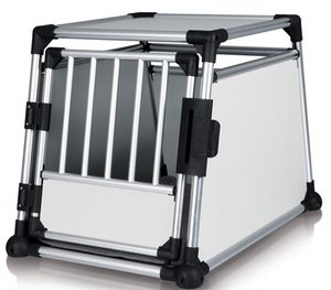 TRIXIE TRANSPORTBOX ALUMINIUM M-L 63X65X90 CM